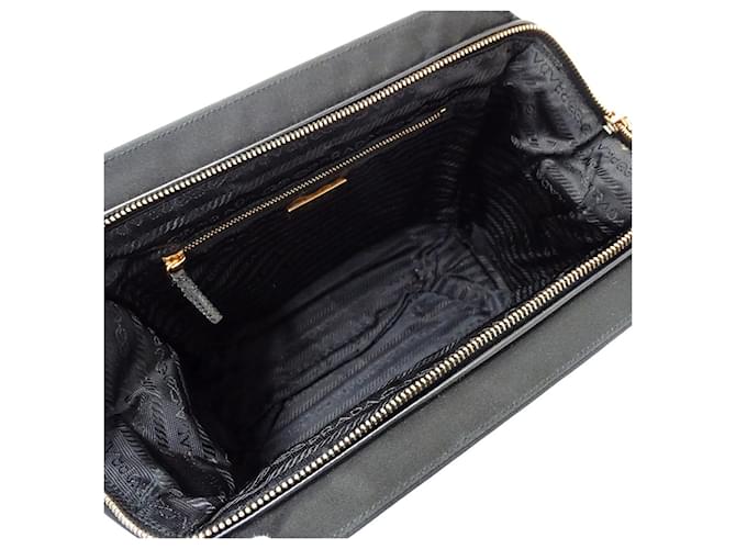 Borsa in nylon nero Prada - vista 7
