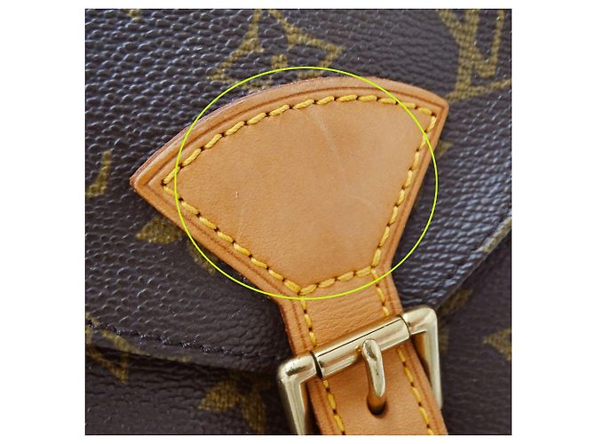 Louis Vuitton Women's Monogram Canvas Backpack Brown - view 12