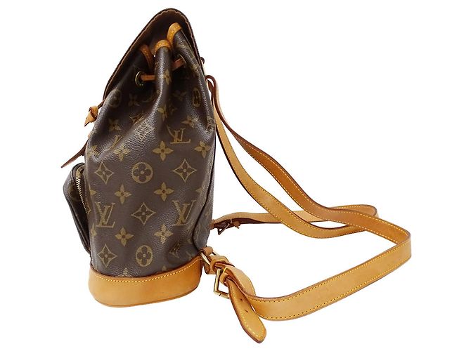 Louis Vuitton Women's Monogram Canvas Backpack Brown - view 4