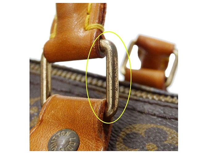 Borsa Louis Vuitton Monogram Canvas Speedy 30 Marrone - vista 12