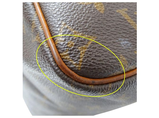 Borsa Louis Vuitton Monogram Canvas Speedy 30 Marrone - vista 7