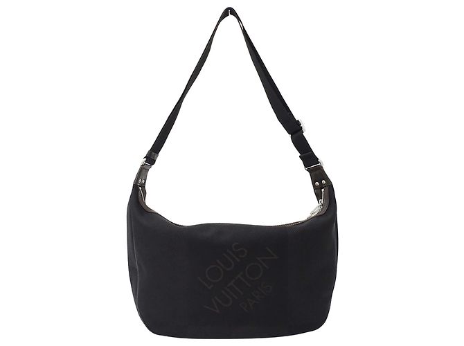 Borsa a tracolla da uomo Louis Vuitton Damier Geant Nero - vista 2