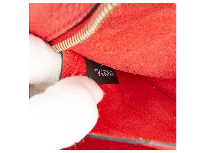 Borsa a tracolla Valentino in pelle di vitello granulata Rockstud rossa Rosso - vista 6
