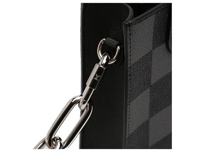 Louis Vuitton Sac Plat Damier Nero XS - vista 6