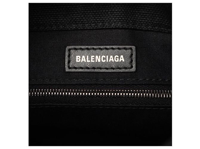 Tote Balenciaga Black Canvas Wave XS Negro - vista 5