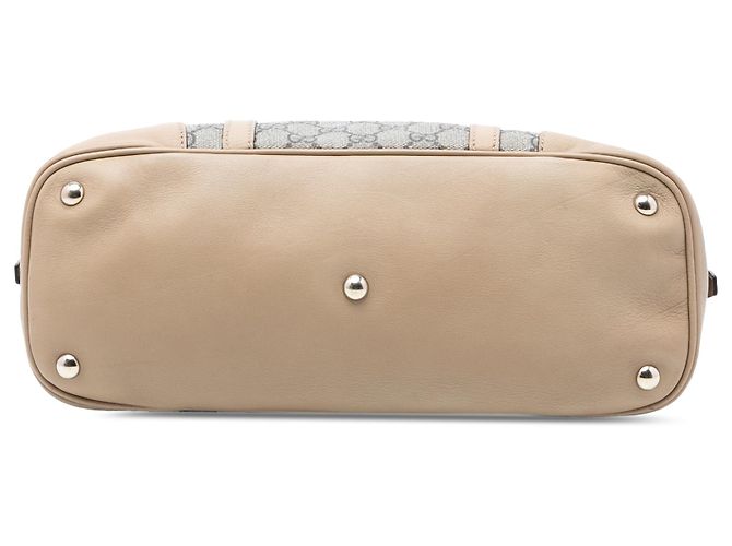 Borsa Gucci Beige Small GG Supreme Nice Dome - vista 3