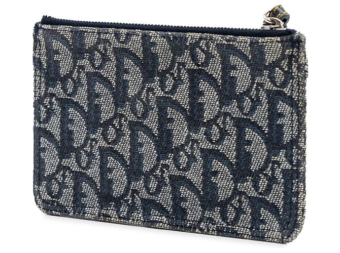 Pochette de muñeca en lona Diorissimo Blue Dior Trotter Azul Azul marino - vista 2