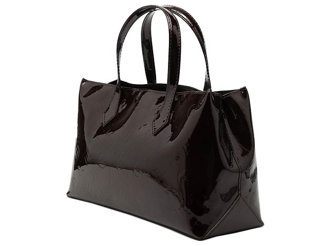 Louis Vuitton Purple Monogram Vernis Wilshire PM Porpora - vista 2