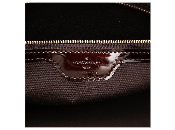 Louis Vuitton Purple Monogram Vernis Wilshire PM Porpora - vista 5