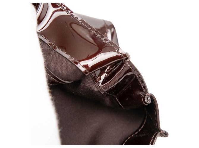 Louis Vuitton Purple Monogram Vernis Wilshire PM Porpora - vista 6