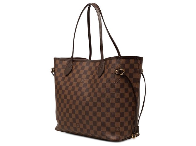 Louis Vuitton Marrone Damier Ebene Neverfull MM - vista 2