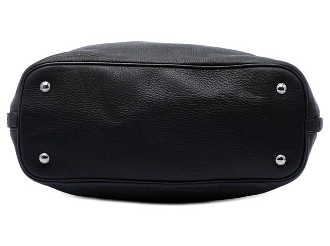 Tote convertibile in pelle di cervo bicolore grigia Prada con zip laterale Marrone Grigio antracite - vista 3