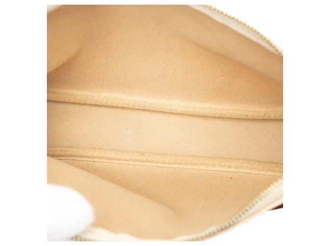 Louis Vuitton Pochette Accessoires in Damier Azur bianco - vista 4