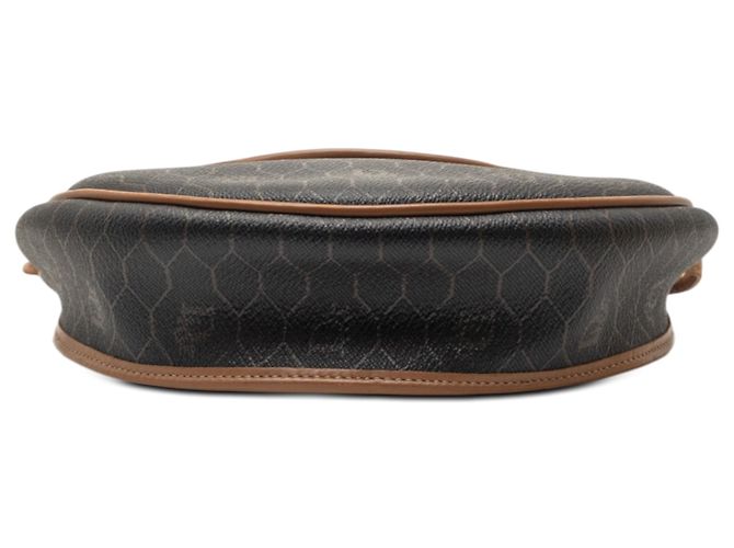 Borsa a tracolla Dior in tela rivestita Black Honeycomb Nero - vista 3