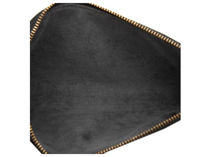 Pochette Accessoires in pelle Epi nera Louis Vuitton Nero - vista 4