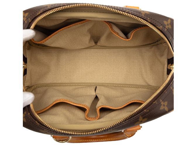 Louis Vuitton Marrone Monogram Trouville - vista 4