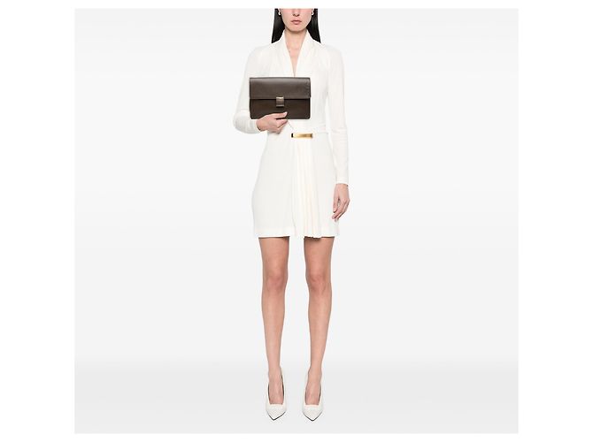 Louis Vuitton Marrone Taiga Selenga Marrone scuro - vista 7