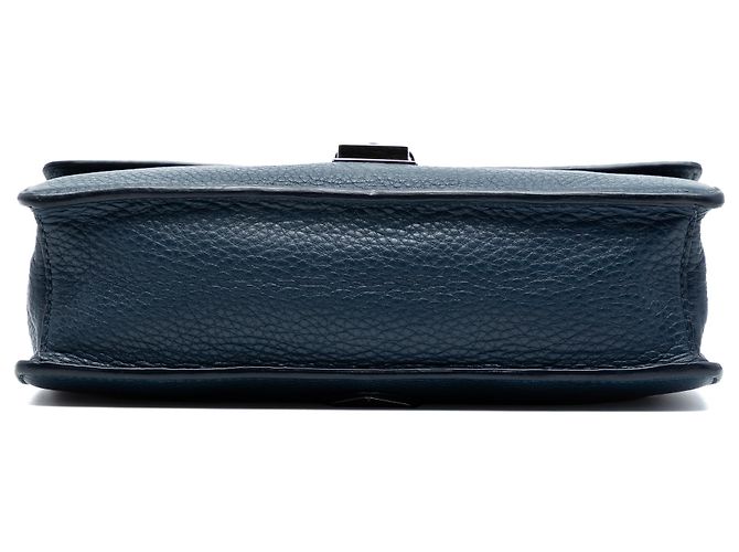 Clutch Prada Blue Vitello Daino Blu scuro - vista 3