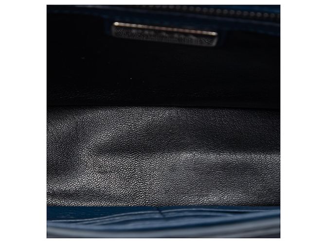 Clutch Prada Blue Vitello Daino Blu scuro - vista 4