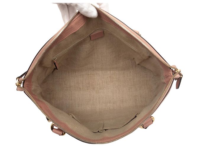 Borsa Gucci Pink Medium Calfskin GG Charm Dome Rosa - vista 4