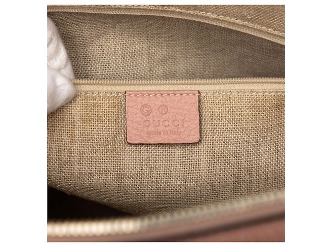 Borsa Gucci Pink Medium Calfskin GG Charm Dome Rosa - vista 5