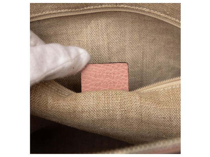 Borsa Gucci Pink Medium Calfskin GG Charm Dome Rosa - vista 6
