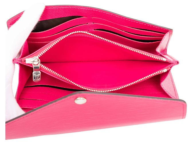 Cartera larga Sarah Epi rosa Louis Vuitton - vista 4