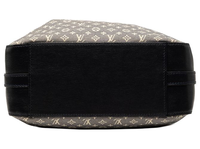 Louis Vuitton Gray Monogram Mini Lin Idylle Noe PM Marrone Grigio - vista 3