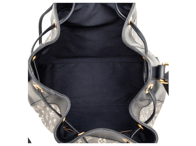 Louis Vuitton Gray Monogram Mini Lin Idylle Noe PM Marrone Grigio - vista 4