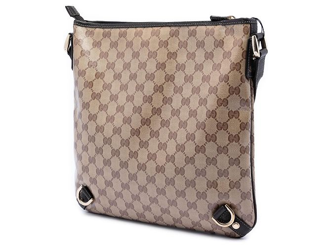 Gucci Beige GG Crystal Abbey D Ring Crossbody - vista 2
