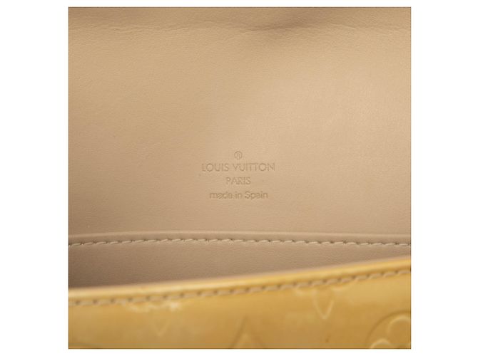 Louis Vuitton Yellow Monogram Vernis Thompson Street Giallo - vista 6