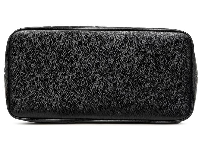 Tote Chanel Black Caviar Medallion Negro - vista 3