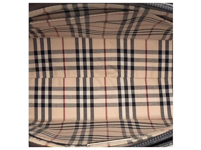 Bolsa de couro preto Burberry - vista 4