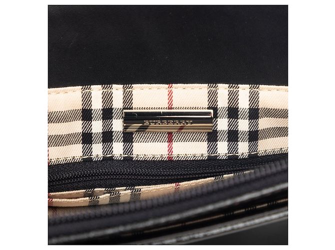 Bolsa de couro preto Burberry - vista 5