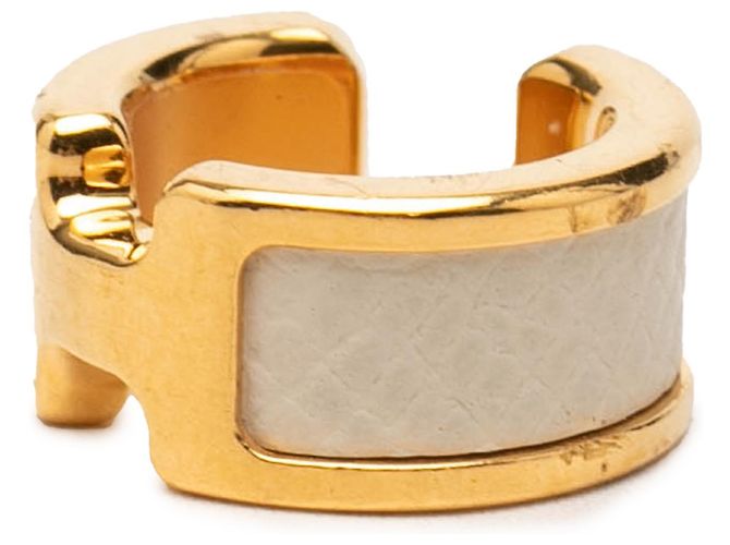 Hermès Olympe Ear Cuff aus Epsom und vergoldet Gold - Ansicht 2