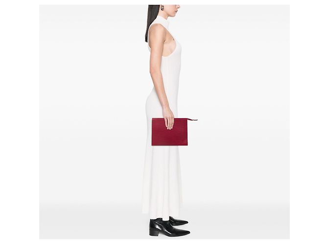 Beauty case Louis Vuitton in Toile Epi rosso 26 - vista 7