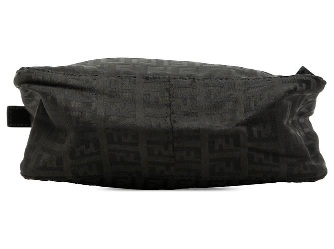 Fendi Zucchino Canvas Handtasche in Grau Braun Anthrazitgrau - Ansicht 3