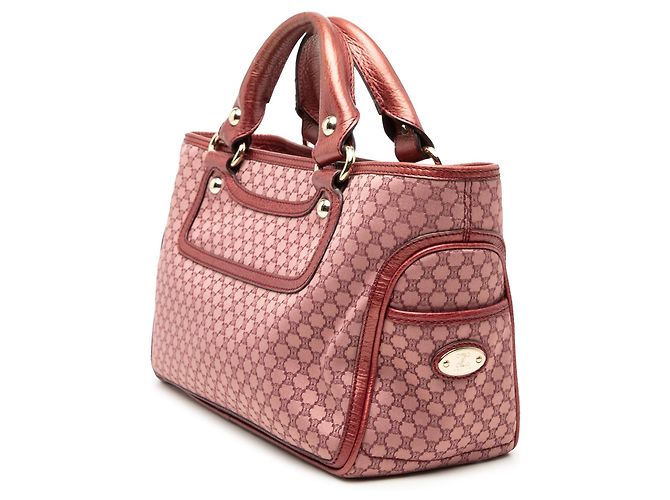 Céline Borsa Boogie in tela Macadam rosa Celine - vista 2