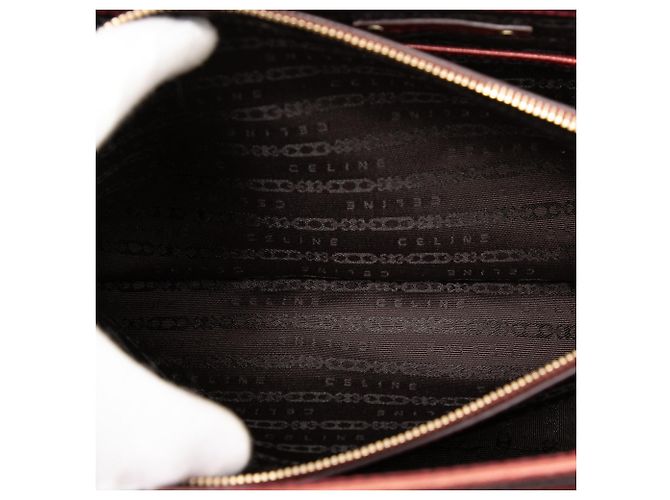 Céline Borsa Boogie in tela Macadam rosa Celine - vista 4