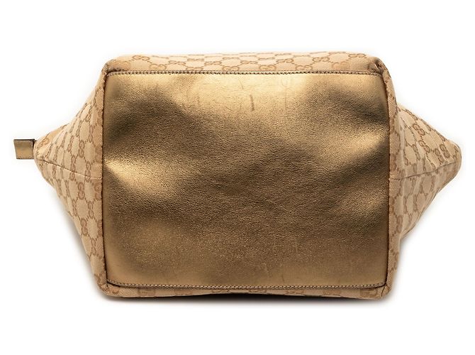 Gucci Beige GG Canvas Web Tote - Ansicht 3