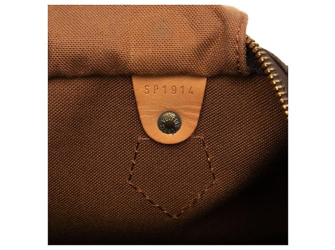 Louis Vuitton Marrone Monogram Speedy 35 - vista 6