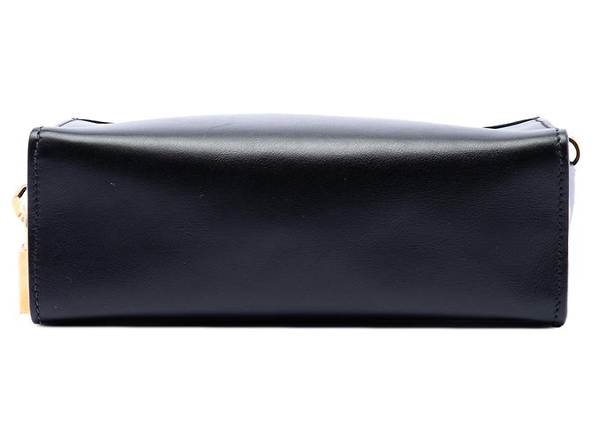 Borsa a tracolla Prada Black City Calf and Saffiano Lip Print Nero - vista 3