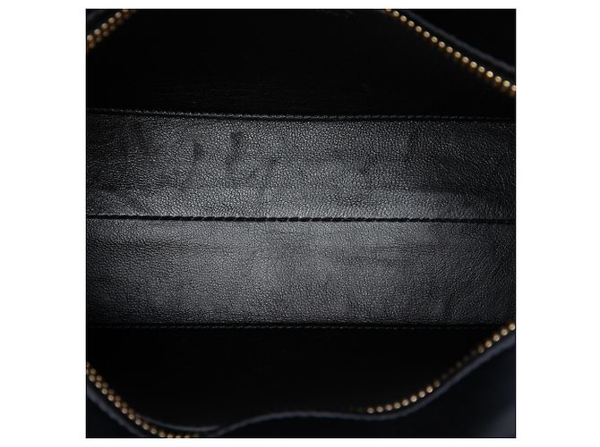 Borsa a tracolla Prada Black City Calf and Saffiano Lip Print Nero - vista 4