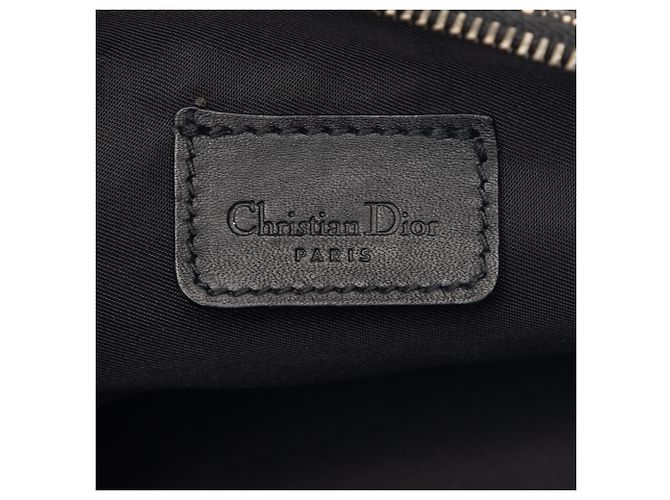 Mini Diorissimo Canvas Saddle Pochette in Schwarz - Ansicht 5