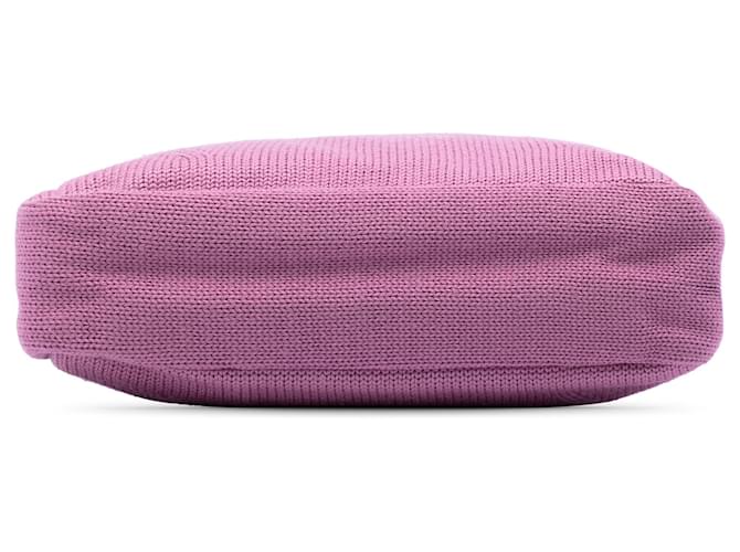 Prada Tote aus rosa Strickwolle Pink - Ansicht 3