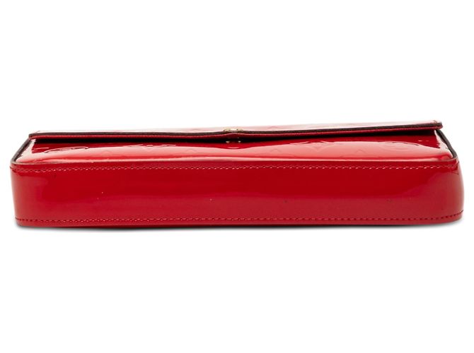 Pochette Félicie Louis Vuitton Pochette Felicie in Monogram Vernis rosso - vista 3