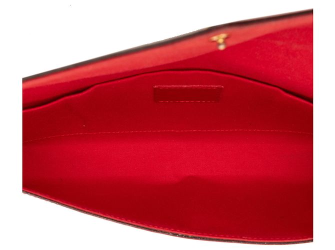 Pochette Félicie Louis Vuitton Pochette Felicie in Monogram Vernis rosso - vista 4