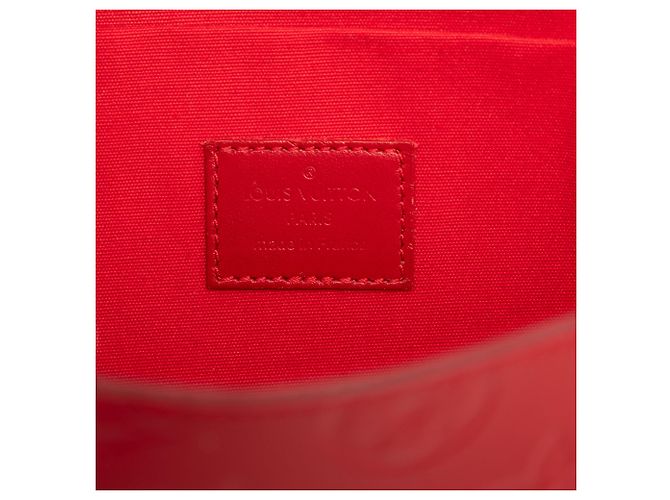Pochette Félicie Louis Vuitton Pochette Felicie in Monogram Vernis rosso - vista 5