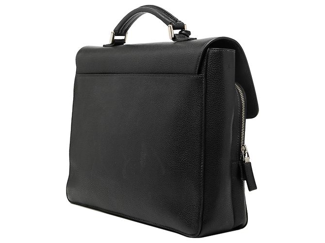 Borsa Business in Pelle Nera Prada Nero - vista 2