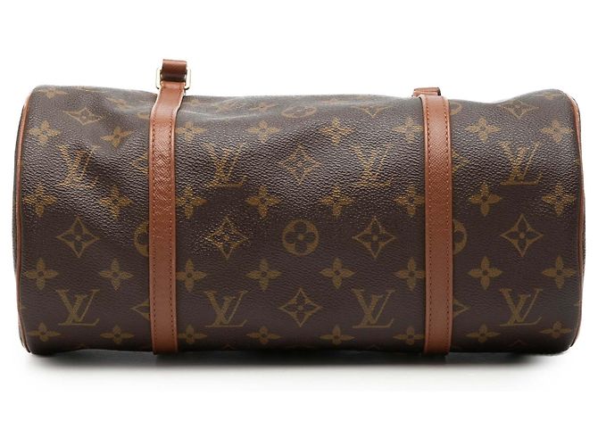 Louis Vuitton Marrone Monogram Papillon 30 - vista 3